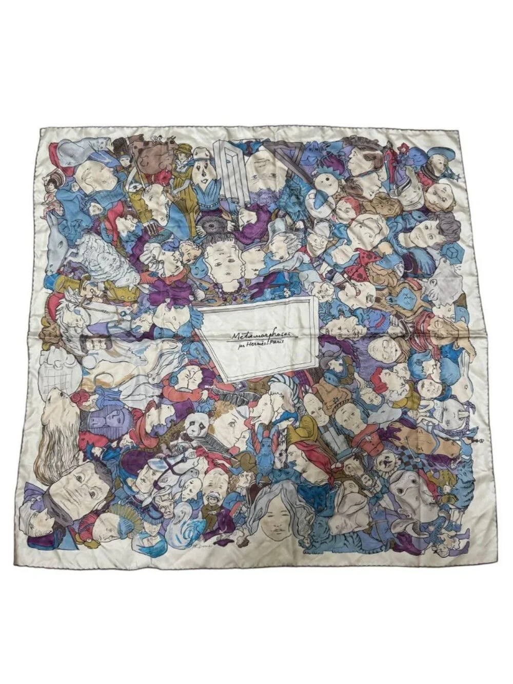 Hermes Carre 90 Metamorphose Scarf Silk